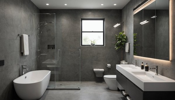 Béton ciré pour salle de bain : style, résistance et facilités