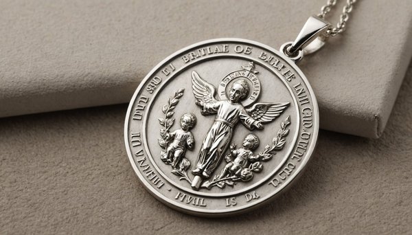 Choisissez une médaille de baptême en or blanc : un bijou inestimable